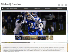 Tablet Screenshot of michaelgaudino.com